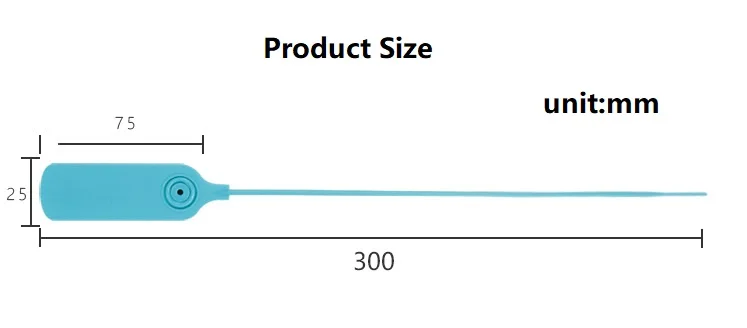 Wholesale plastic pull tight seal plastic meter wire high security seal plastic garment seal tags