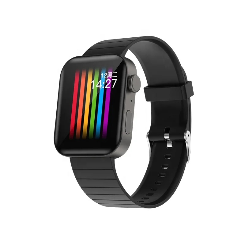 P40 Aluminum case Bluetooth Call Music Heart Rate Blood Oxygen Health Tracker Waterproof Full Touch Sport Smartwatch