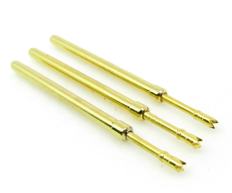 Best Selling High Quality Customized Brass Pogo Pins Pointed Crown Spring Contact Probes Test Probe