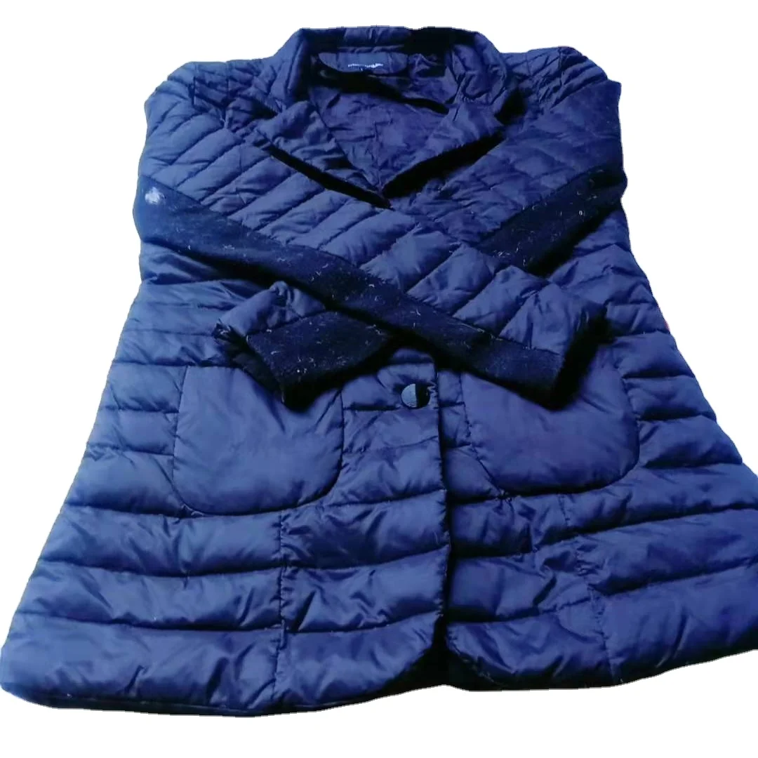Used clothes bales hot selling second hand winter coats and jackets 45-100KG per bales  for women