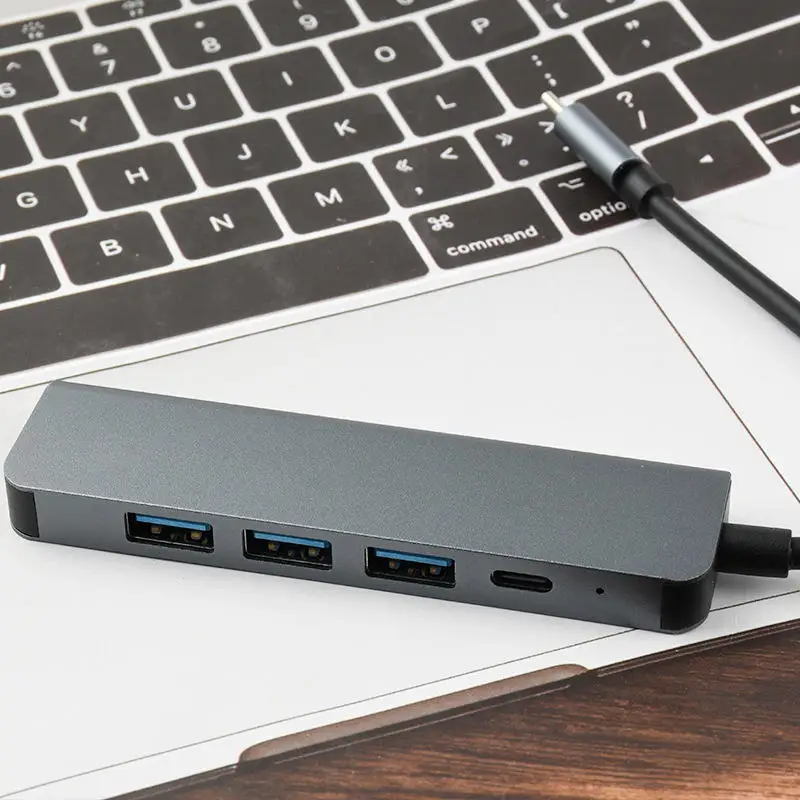 USB-концентратор с HDTV dual 5 в 1 Type-c SD/TF кардридер USB 3,0 Тип C концентратор 7 портов адаптируемый конвертер