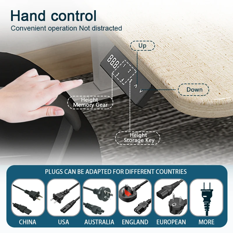 Contuo New Design Standing Desk Computer Desk Modern Home Office Furniture