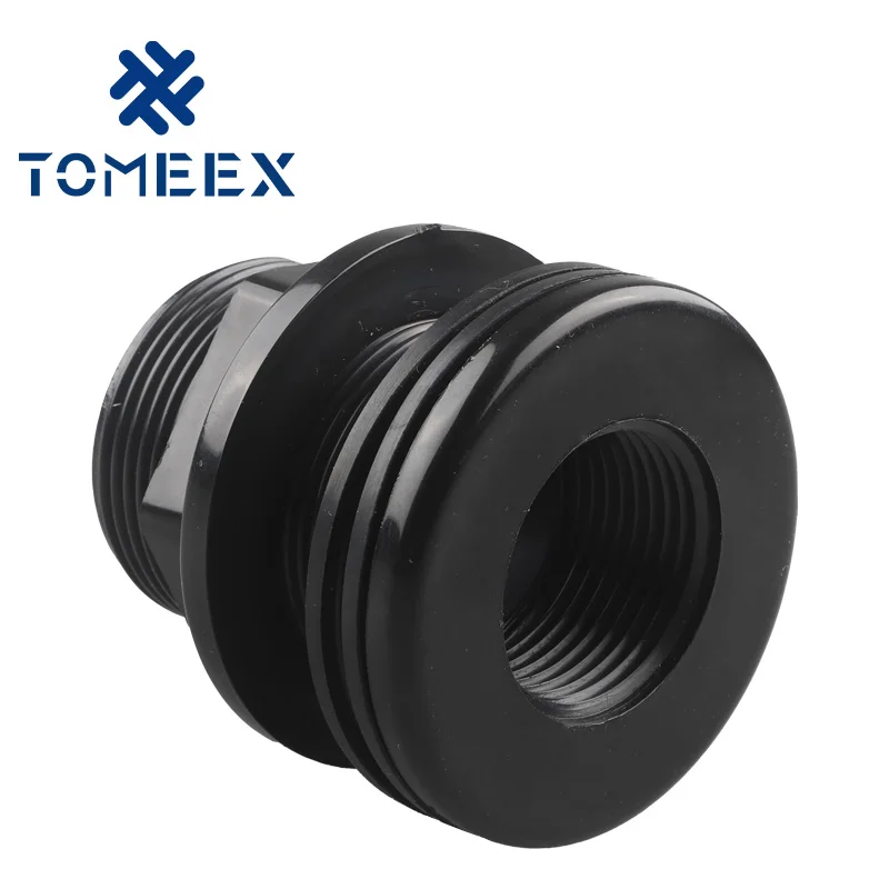 China suppliers tank adapter ABS fittings with gasket 1 inch female and male