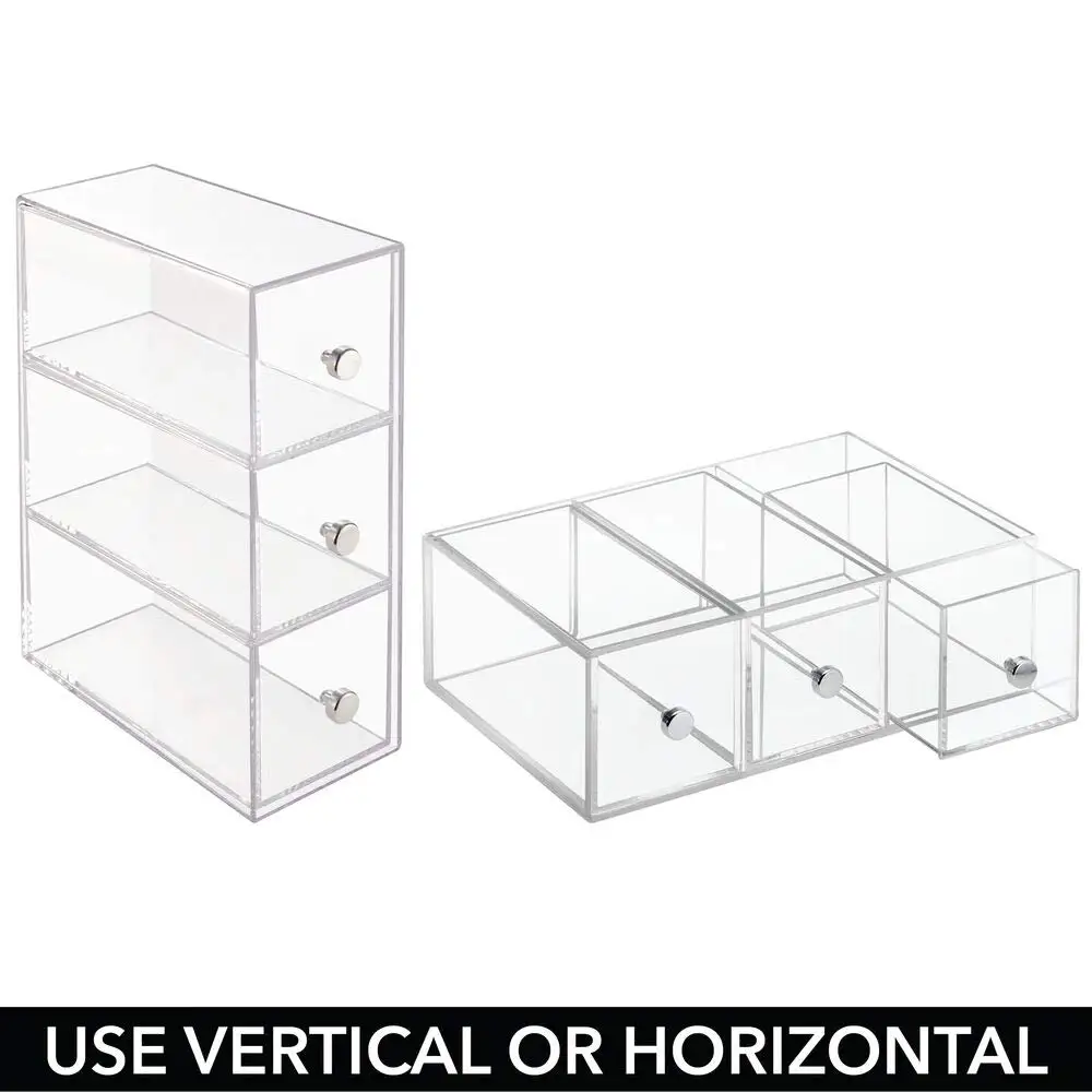 Acrylic Plastic Kitchen Pantry, Cabinet, Countertop Organizer Storage Station  for Coffee, Tea, Sugar Packets