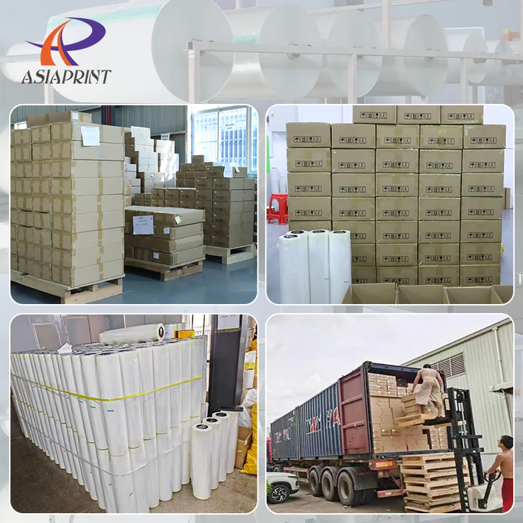 Hot Peel A3 30CM*100M 60CM100M Double-sided Release DTF PET Transfer Film Roll For Heatpress