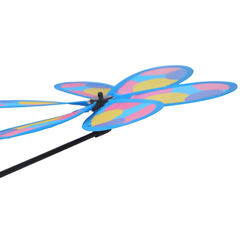 Lawn Decoration Sunflower Pattern Pinwheel Patio Garden Windmill