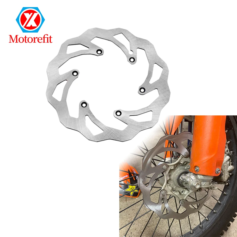 RTS Motorcycle Front Brake Disc Rotor For motorcycle SX XC EXC XCW TC FC TX FX TE FE 125 150 200 250 300 350 400 450 500 260mm Brake Disc (1600454161159)