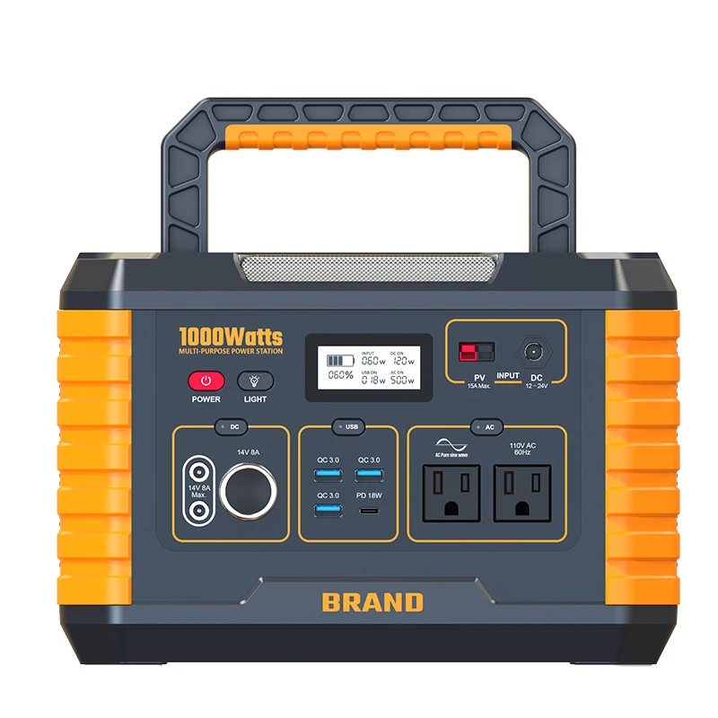 110v 220v Lifepo4 Lithium Ion emerg Power Station 300w 500 Watts Solar Generator Outdoor Home