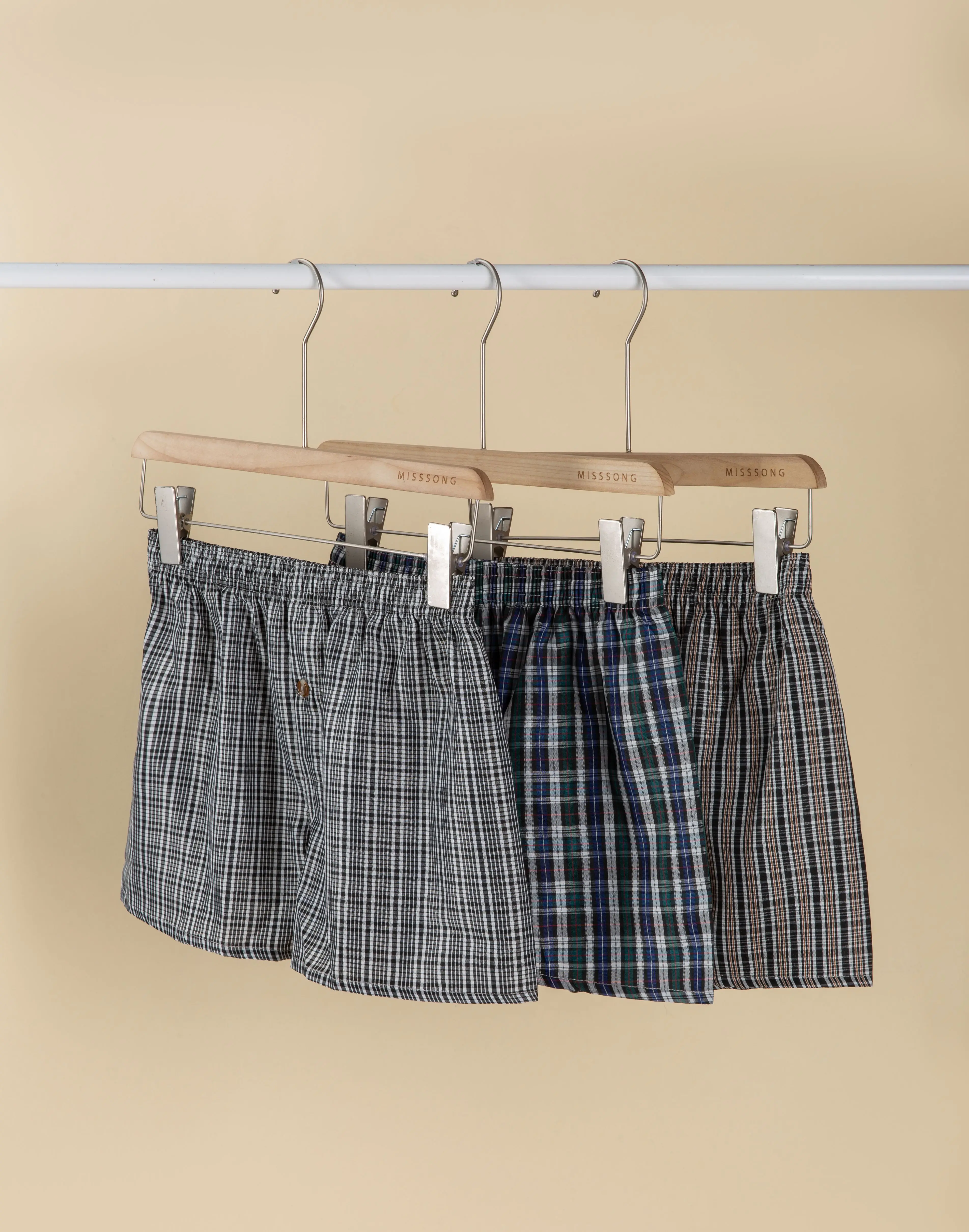 Оптовая продажа Тканые трусы-боксеры для мальчиков