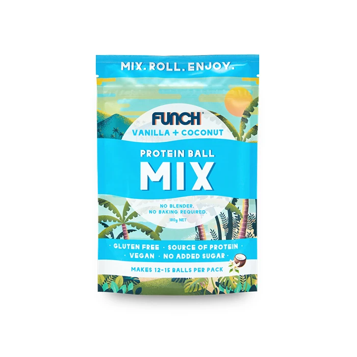 Light Cream Cake Premix Powder Vanilla and coconut protein Ball Mix DIY MIX 0.18KG perfect sanck for all occasions