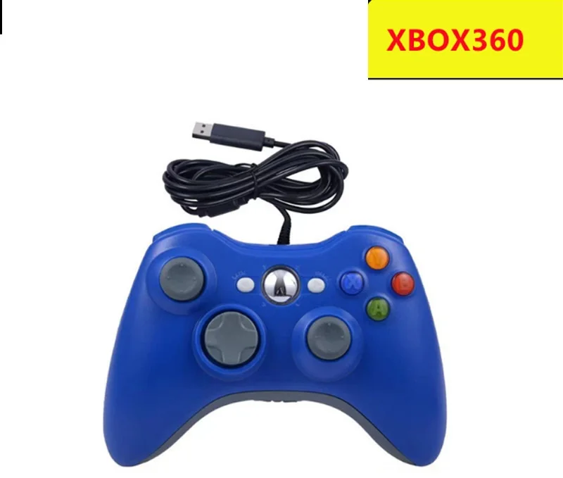 Gaming Controller PC Game Controller Joystick with Dual-Vibration Turbo Trigger Buttons for Windows PC/ PS3/ Android TV Wired