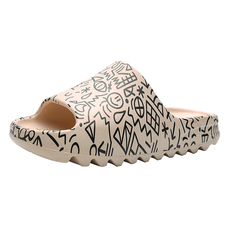 2021 летние детские пляжные шорты yeezyslides обувь уличные шлепанцы без задника с открытыми пальцами; Нескользящие комнатные тапочки для детей мужчин и женщин кроссовок Yeezy