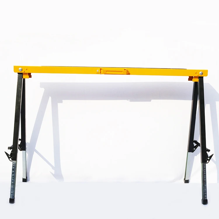 Ajustable Metal Carpenter Tool workbench Multi-purpose Folding Sawhorse