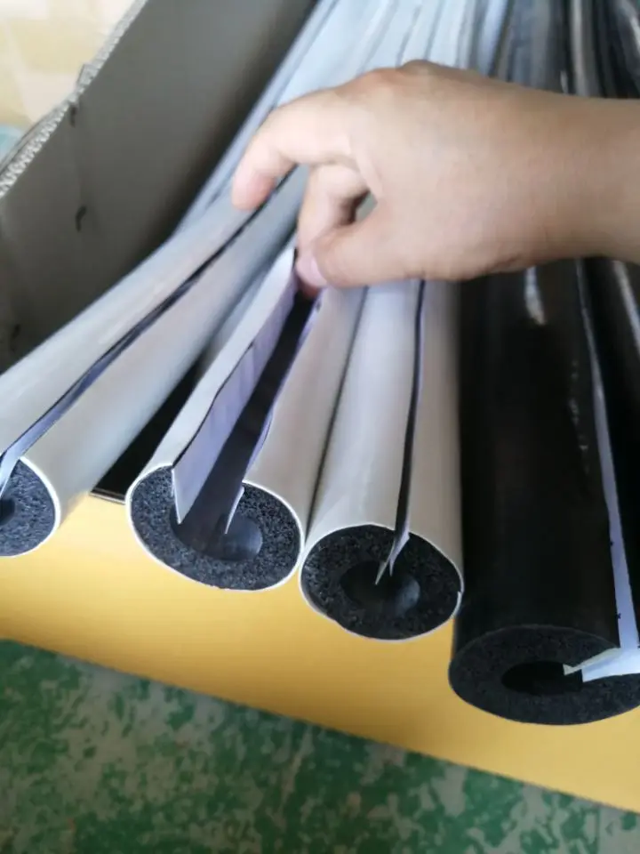 Seamless UV-resistance jacketing EPDM high temperature insulation tube for solar