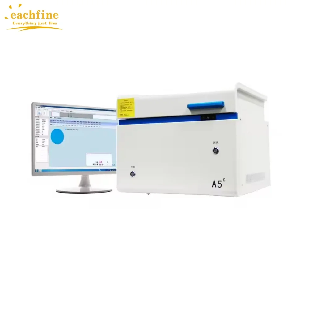 Jewelry Gold Precious Metal analysis xrf Gold Testing Machine Energy Dispersive Benchtop X-ray Fluorescence XRF Spectrometer