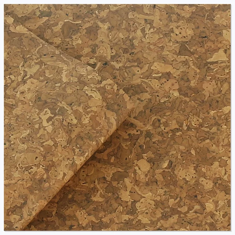 Designed Vegan Fabric Biodegradable Natural Organic Portugal Cork Leather