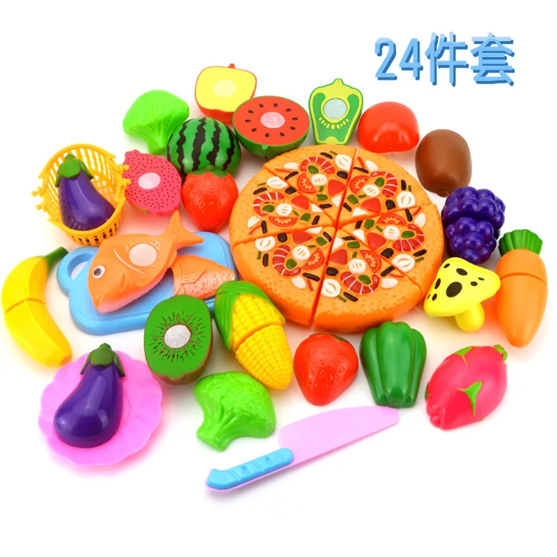 Fruit Vegetable Food educational toysFunny Plastic Kids Toy Kitchen Sets  FF417