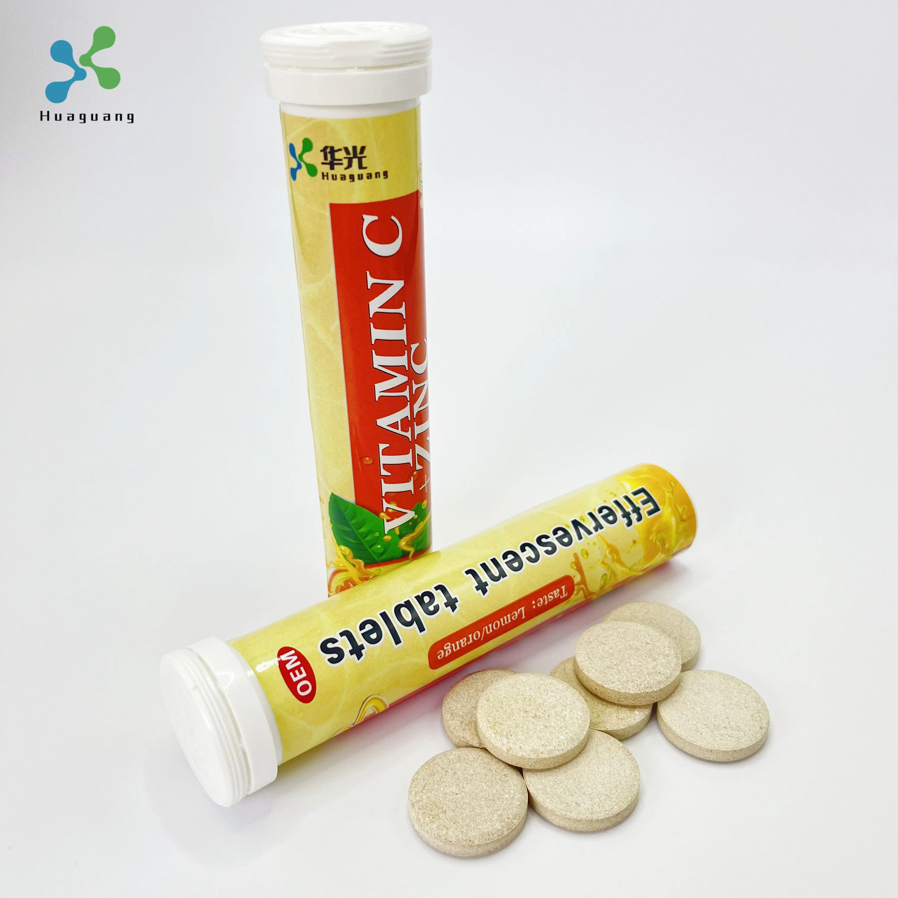 Hot Sale Skin Care VC Plus Zinc Effervescent Tablet For Immunity 1000mg Vitamin C 10mg Zinc Manufacturer