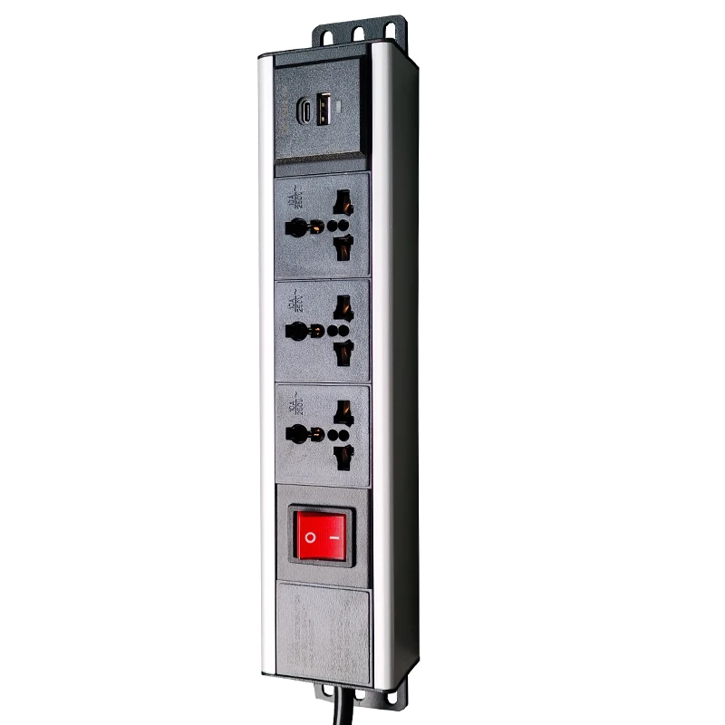 Универсальный двойной USB-кабель PDU 3 для зарядки A + C м штепсельная вилка стандарта