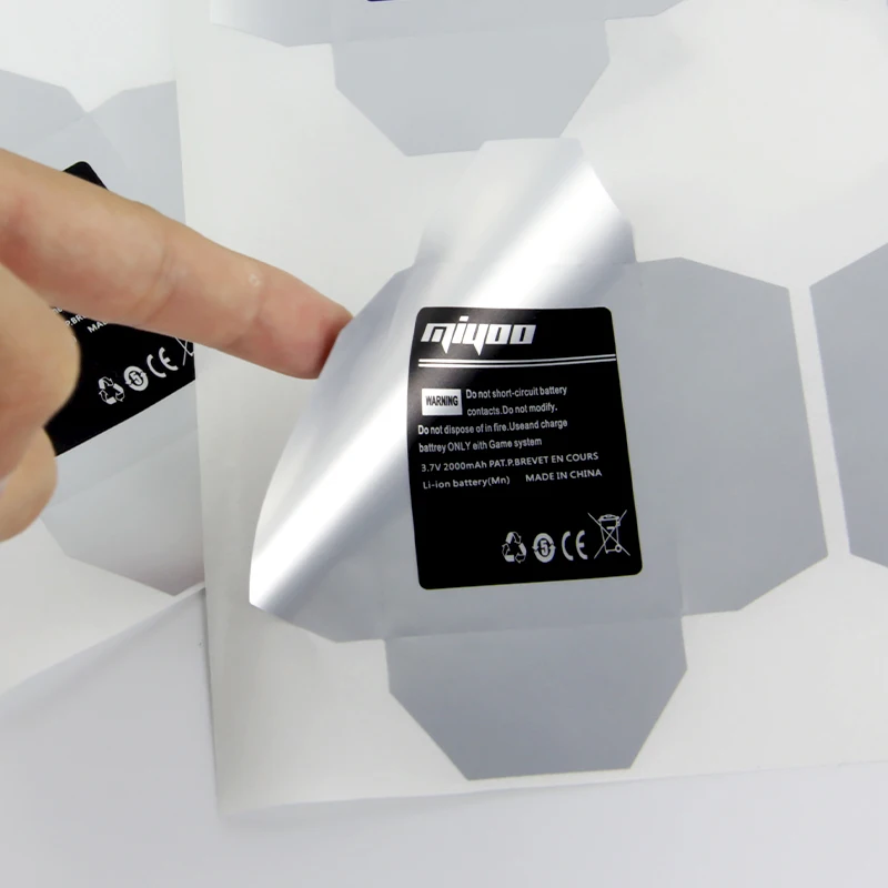 Custom Laminating Thermal Cable Electrical Tie Self Adhesive Label Printing Network Self Heat Shrink Tube Wire  Labels Sticker