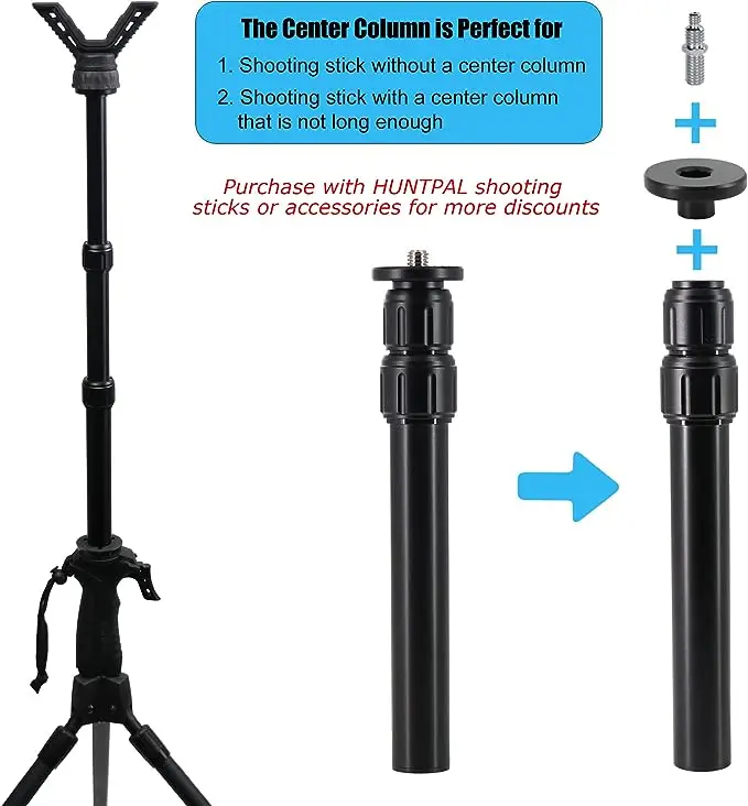 Portable Shooting Rest Lightweight Aluminum Compact Cast Construction Bench Stand with Removable 360 Rotate