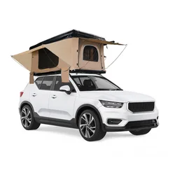 Top Fashion Pop Up Suv 4x4 Triangle Hard Aluminium Camping Hard Shell Car Roof Top Tent For Outdoor