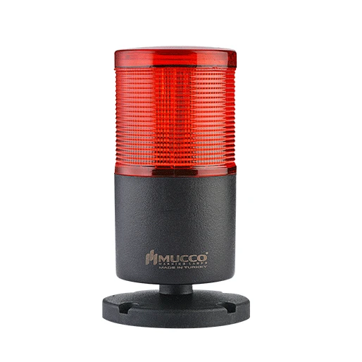 Лидер продаж, светодиодная сигнальная башня высокой освещенности 24 В/постоянный ток, красная устойчивая световая башня из поликарбоната с одним слоем