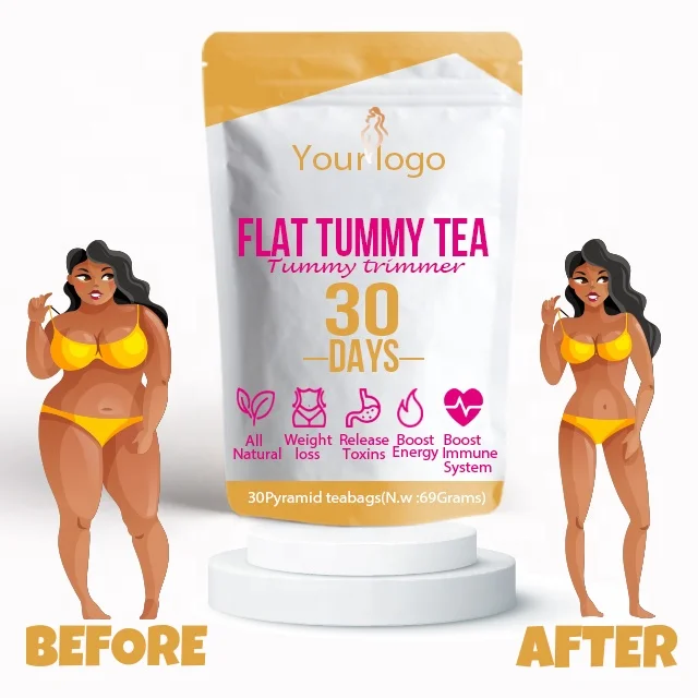 Best 28 days detox herbal slimming tea 100% safe without side effects private label slimming tea weight loss