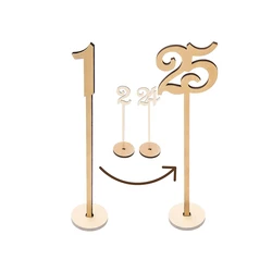 Best Products Wooden Wedding Table Numbers Perfect For Receptions Banquet Catering Restaurant