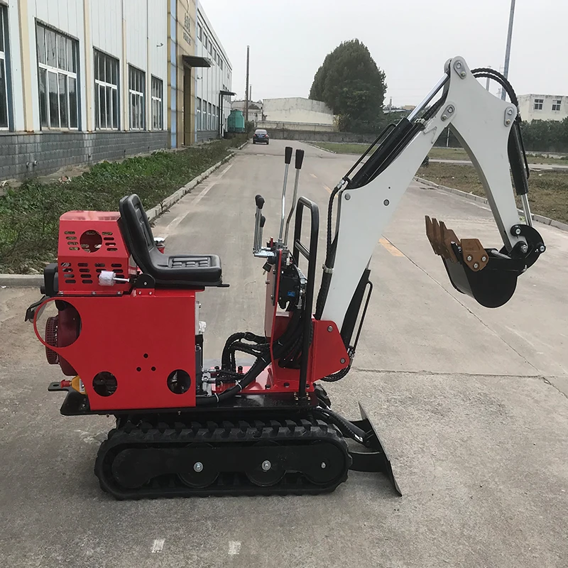Family multi-functional crawler type small excavator diesel power backhoe type small hook machine