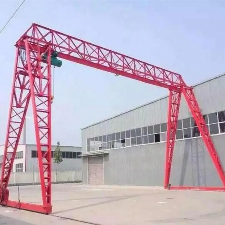 SZMC brand MHH Manufacturing Plant  15t 20t Electric hoist single girder gantry winches cranes with Remote Controller