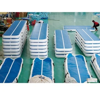 Детское Надувное гимнастическое оборудование полосы аварийный тренажерный зал воздушный пол роликовый трек упражнения коврик для йоги