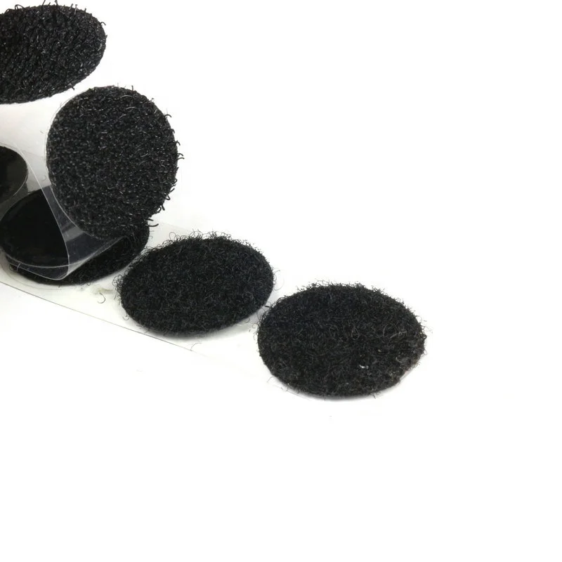 Nylon 1 inch  adhesive hook and loop dots  hook loop with glue for school  DIY