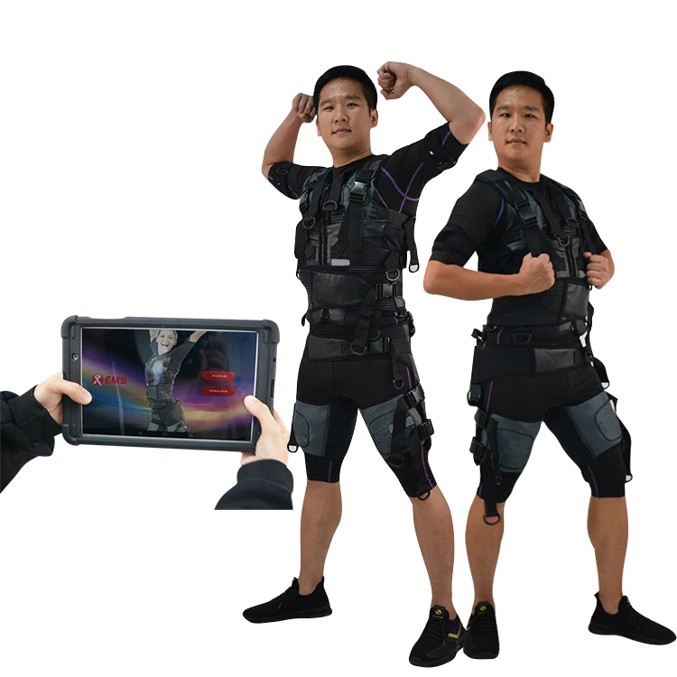 Wholesale silicone full body wireless ems trainer training fitness suit ems training suit XBODY EMS (1600726373219)