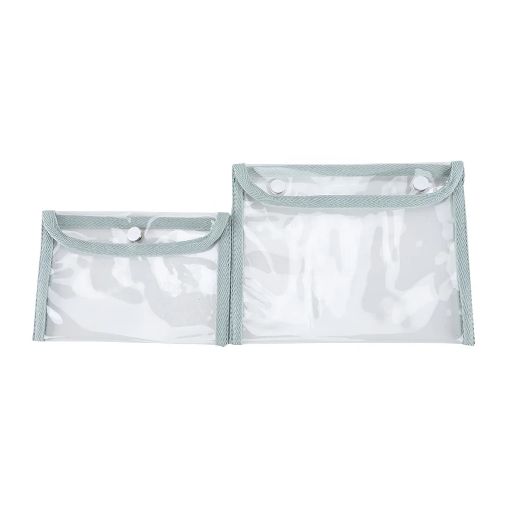 Popular cheap PVC coin purse Small portable transparent wallet for students