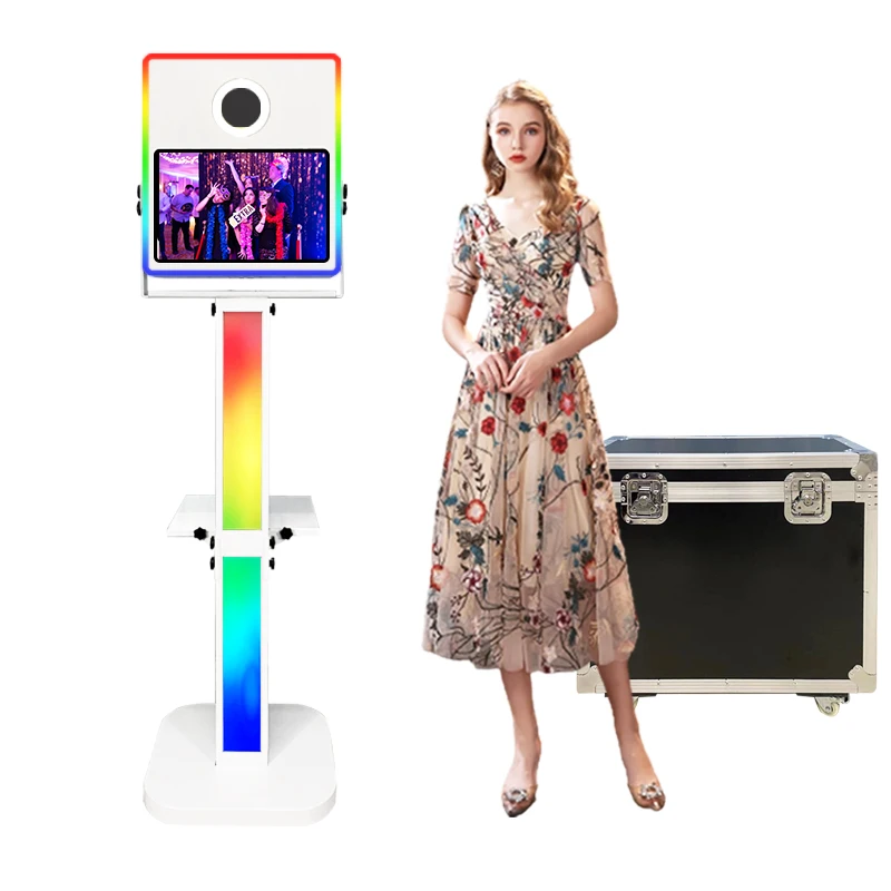 Cheap Dslr Photo Booth Selfie Machine Digital Printer With Camera Kiosk 15.6 Inches Photobooth For Dance Party
