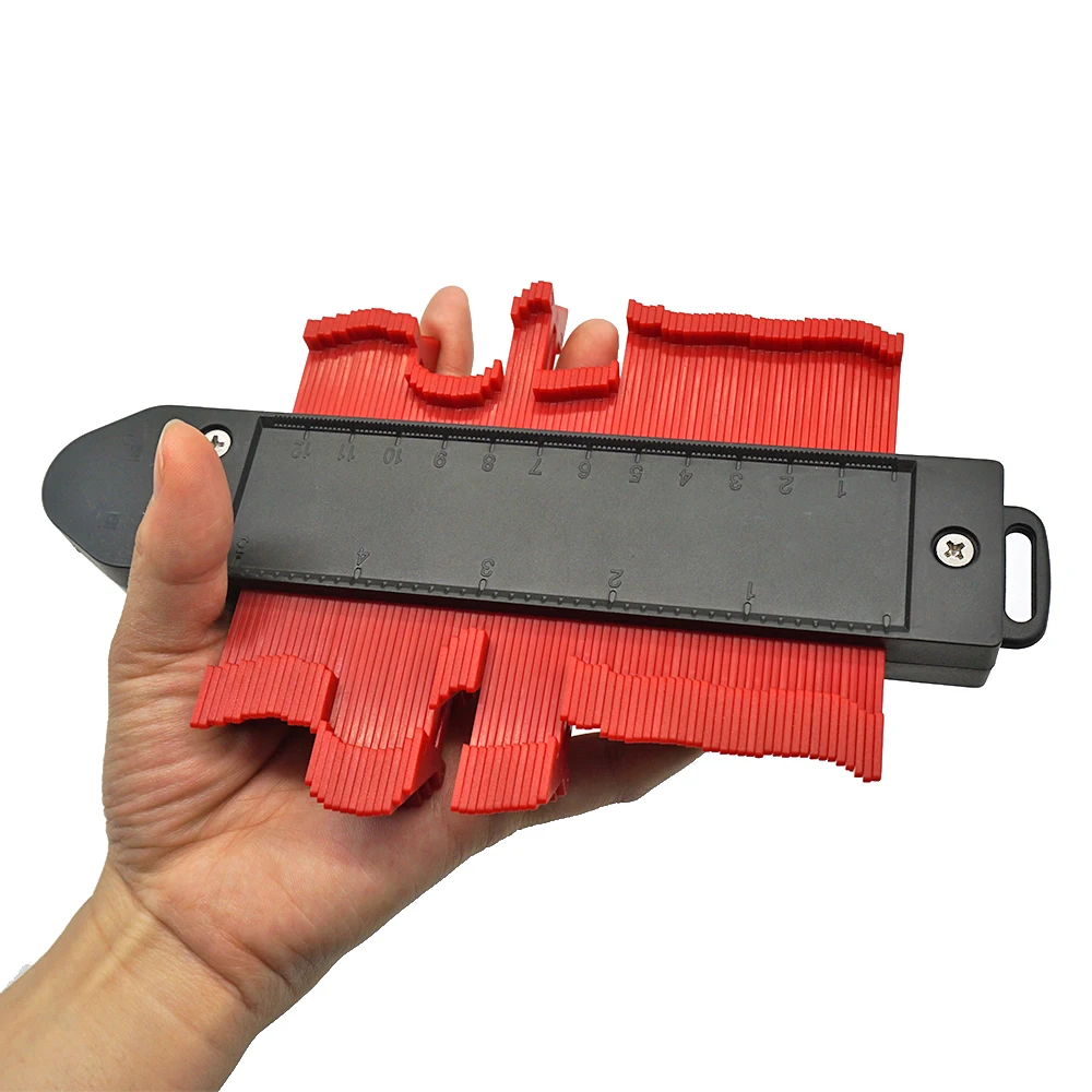 
2021 New Generation Durable ABS material 5 Inch with Lock Plastic Contour Gauge 