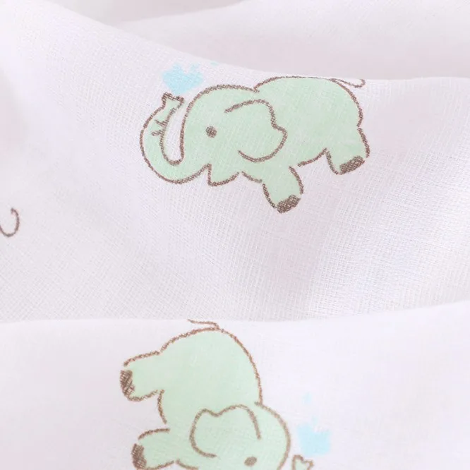 customization hot selling 2023 Custom Organic Muslin Swaddle Bamboo Cotton Fabric Blanket Muslim  Blankets for babies