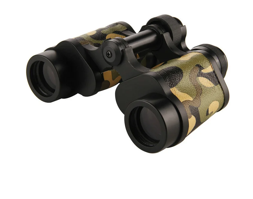 Russian 8x30 hd binoculars handheld portable telescope camouflage leather Binoculars