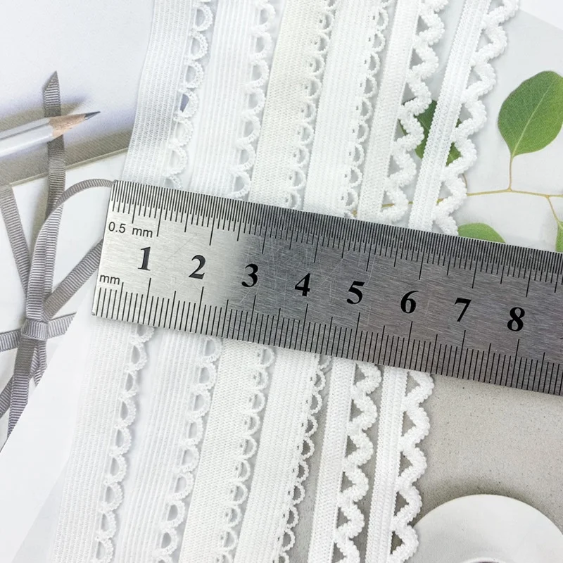 Various styles for underwear  elastic webbing lace knitted elastic for underwear