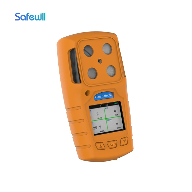 Safewill Factory Direct Sale 4 in 1 Gas Detector CO2 Detector Portable SO2 Gas Meter Carbon Dioxide Gas Detector