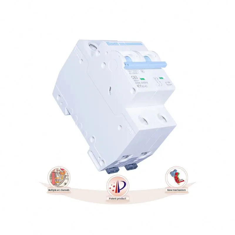 Миниатюрный автоматический выключатель MCB 3P Электрический главный