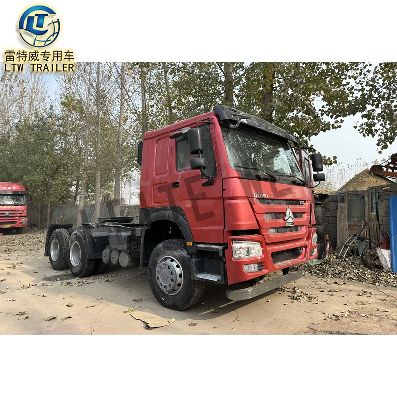 Chinese Howo 6X4 10Wheelers Heavy Duty Trailer Head Tractor 371HP 375HP 420HP Used tractor truck price