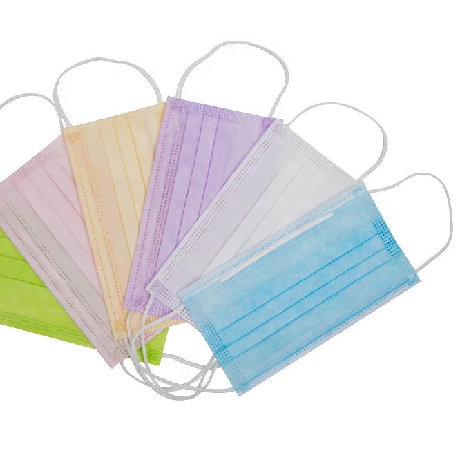 custom Disposable civil face mask industrial and home use adult plane