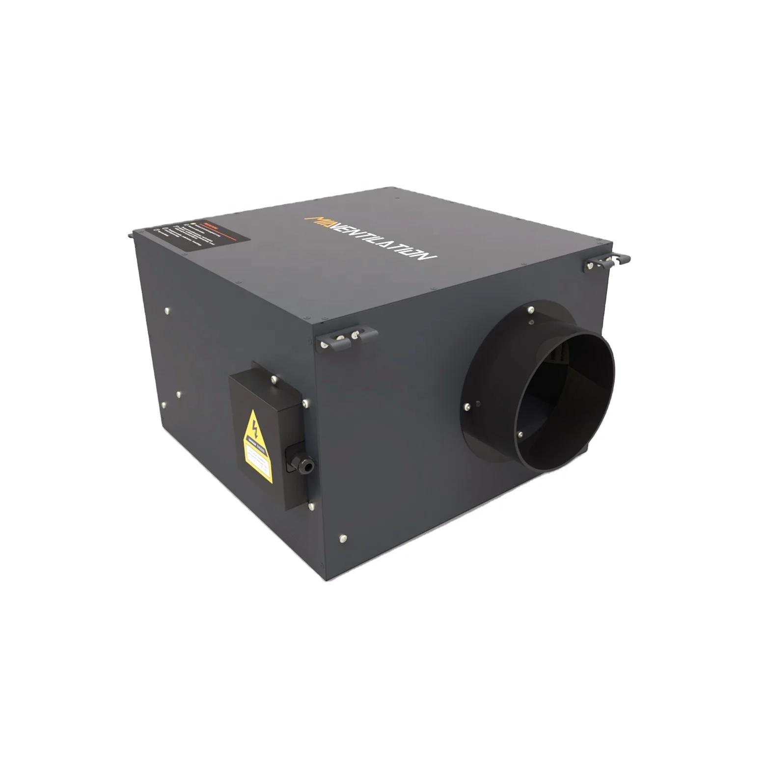 MIA 2000m3/h Industrial DC Brushless Fan Centrifugal High Wind Pressure Ventilation Air Exhaust Fan for Office Building