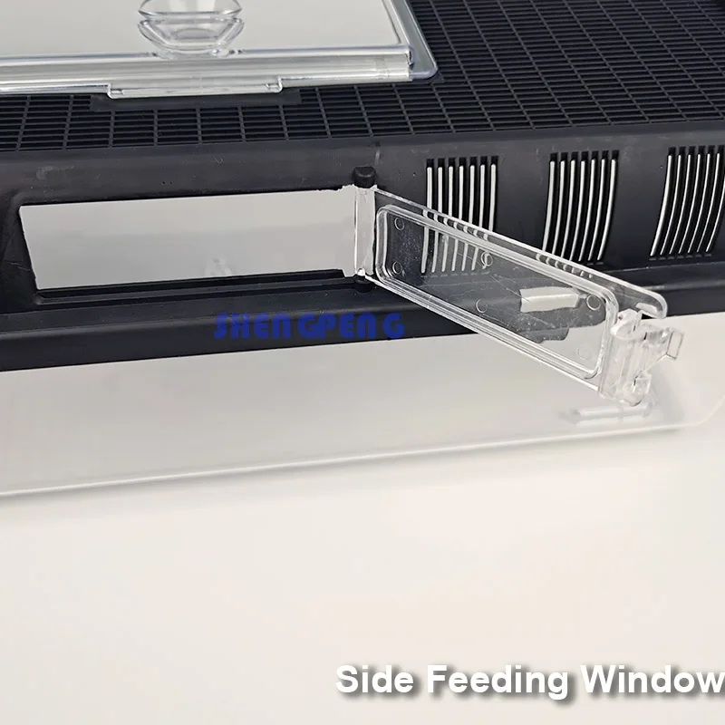 Plastic Reptile  Box Lizard Cage Tarantula Habitat Transparent Pet House for Reptiles and Small Animals