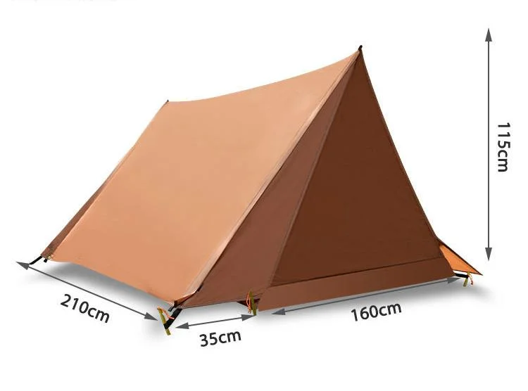 Double-Layer Portable Outdoor Car Rear Tent Outdoor Camping 2 Person Canopy Tent Outdoor