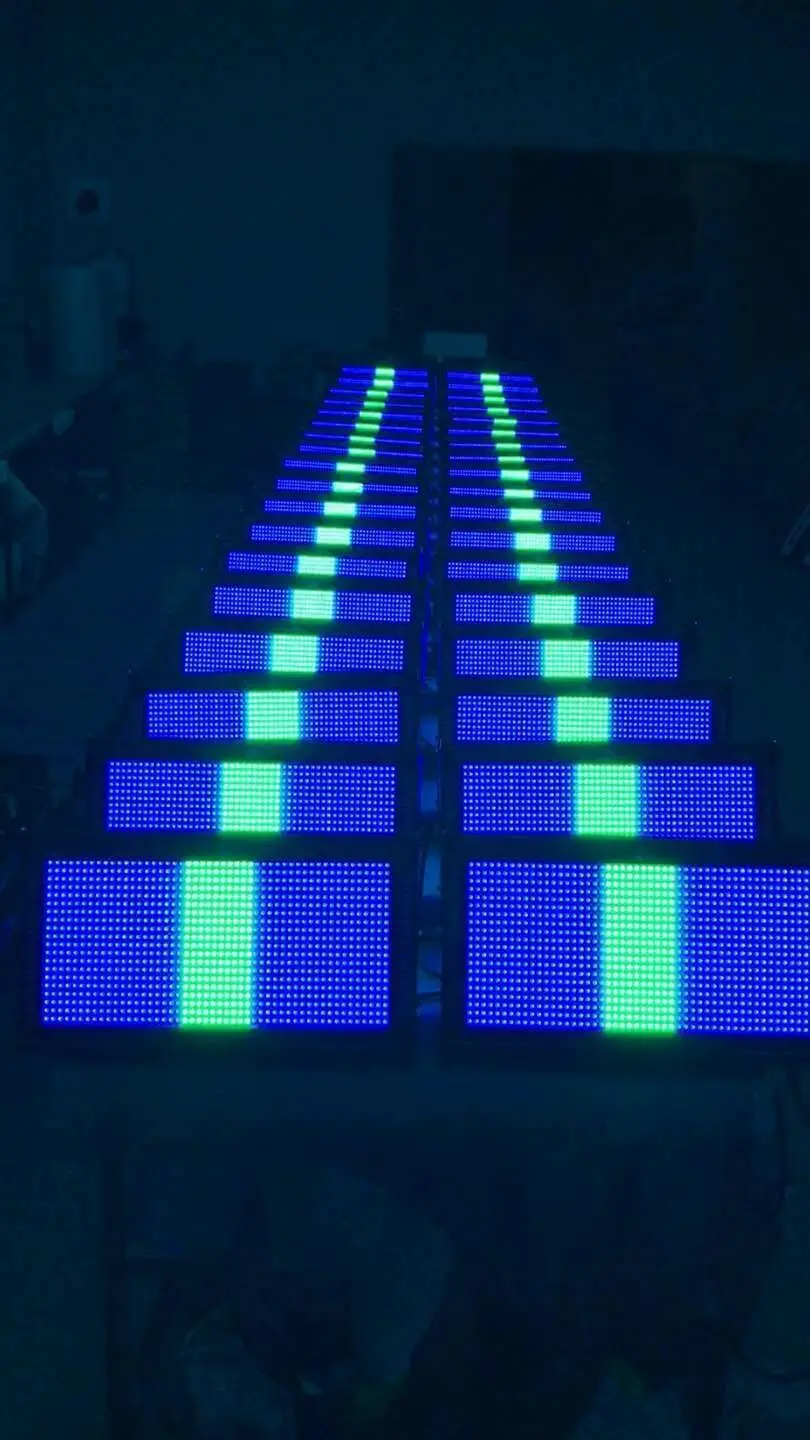 Stage Lighting DMX512 RGB  3in 1 Atomic LED Strobe Light DMX512 Flash Disco Lighting DJ Equipment