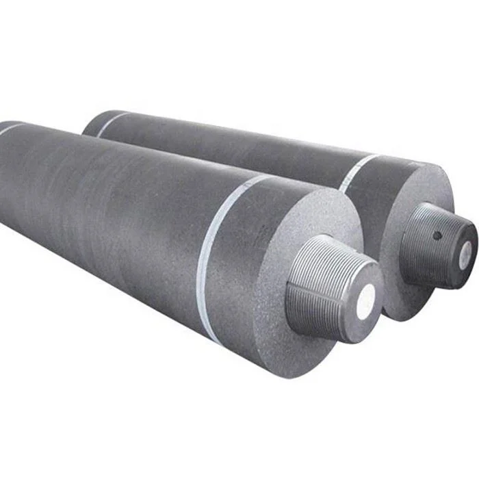OEM High purity carbon electronic equipment graphite electrode 500mm 600mm for Electric arc furnace