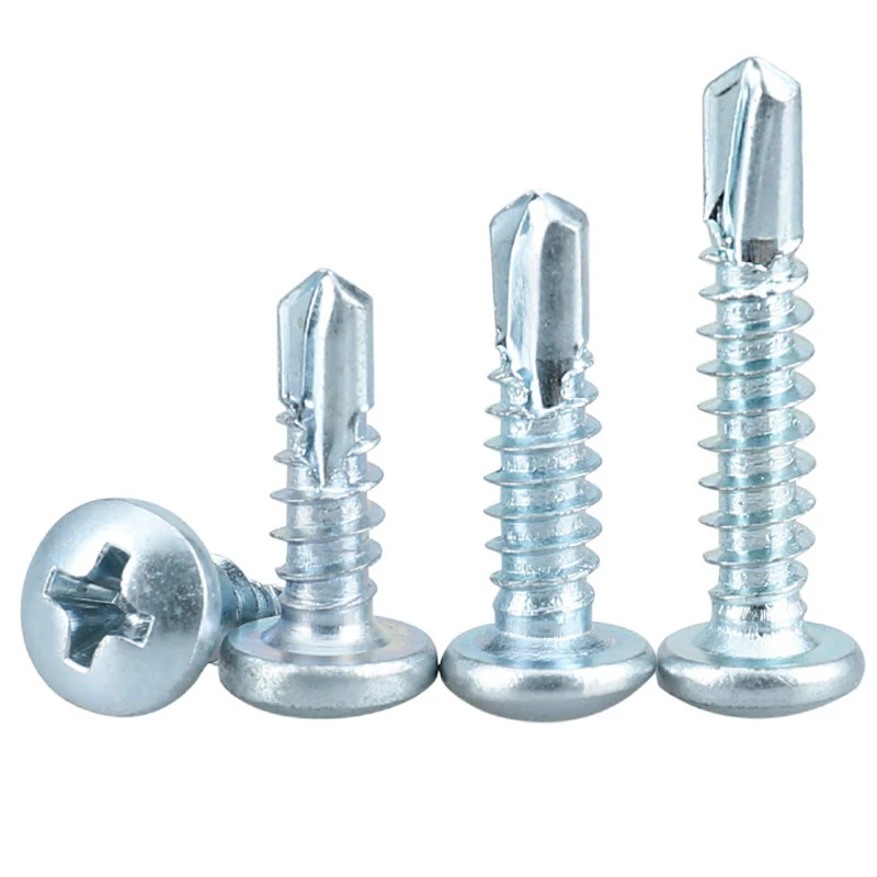 Fastener product SS316 stainless steel DIN7504K hex flange head self drilling screw Cross Recessed Pan Head Drilling Screws